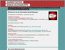 Tablet Screenshot of darmstaedter-sozialhilfegruppe.de